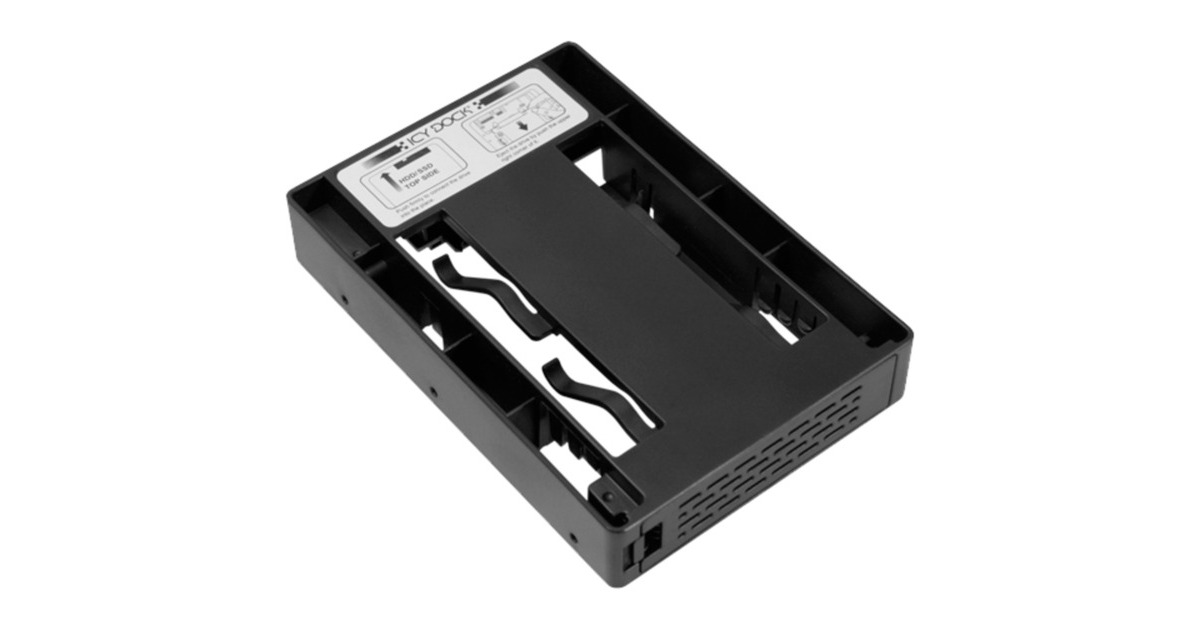 Icy Dock MB882SP-1S-3B, Einbaurahmen(schwarz)