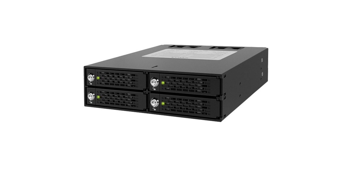 Icy Dock MB994SK-1B, Wechselrahmen(schwarz, ToughArmor)