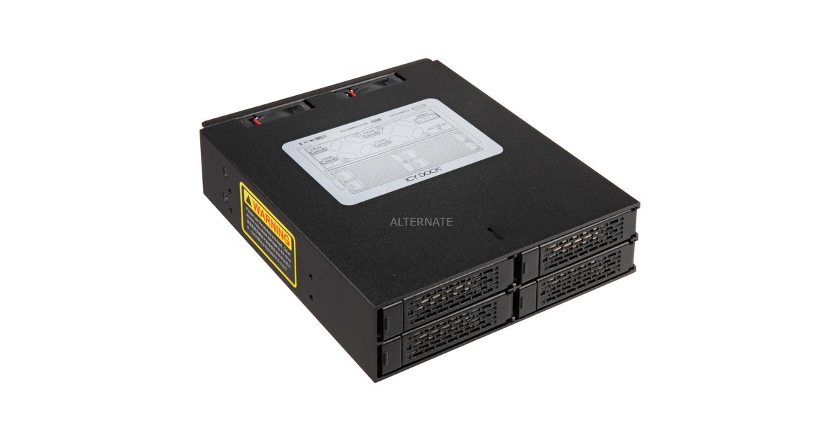 Icy Dock MB994SP-4SB-1, Wechselrahmen(schwarz, Retail)