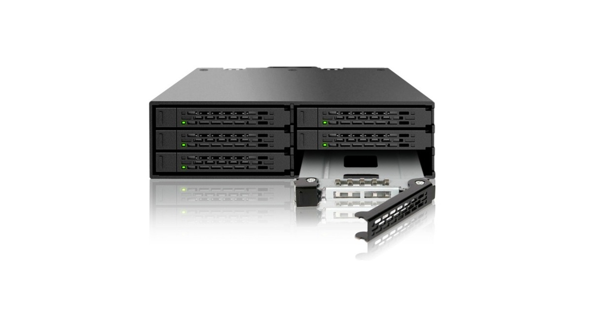 Icy Dock MB996SP-6SB, Wechselrahmen(schwarz)