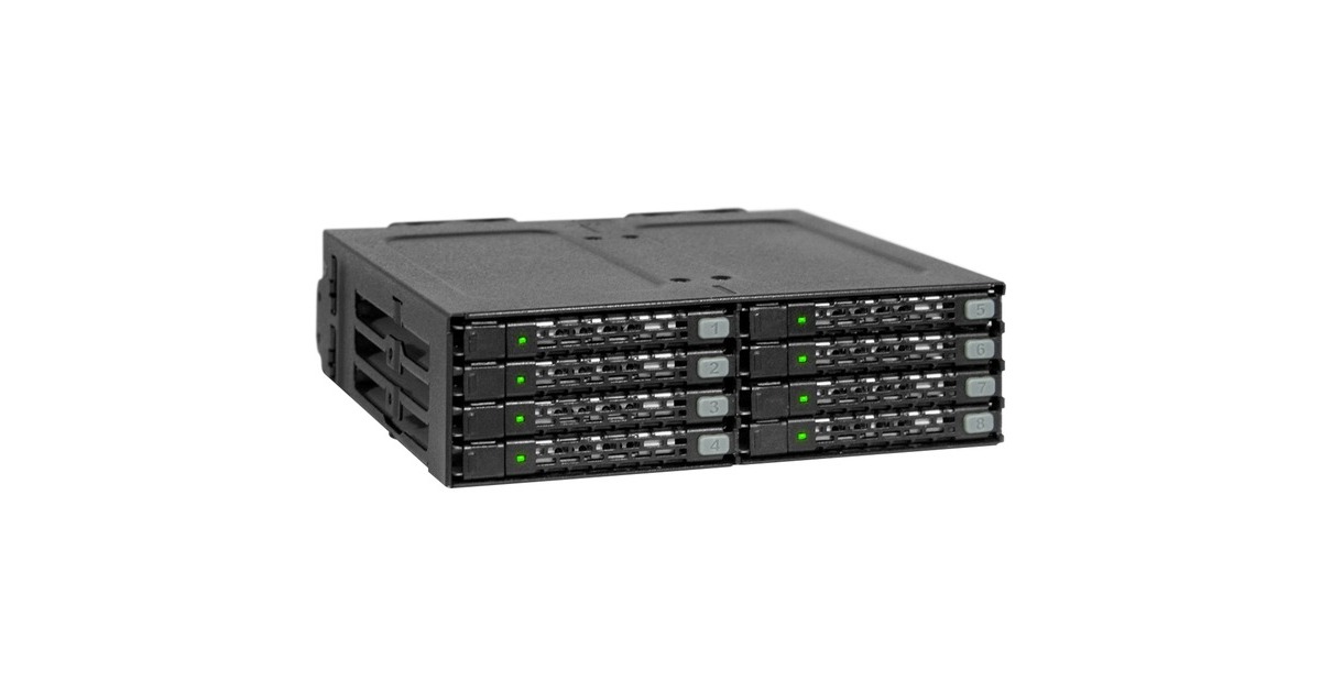 Icy Dock MB998SP-B, Wechselrahmen(schwarz, ToughArmor)