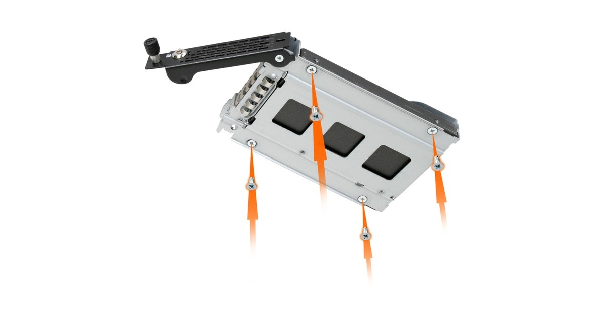 Icy Dock ToughArmor EX MB491SKL-B, Wechselrahmen(schwarz)