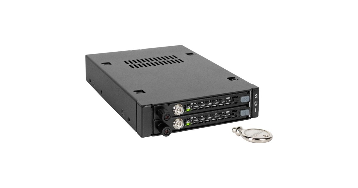 Icy Dock ToughArmor EX MB492SKL-B, Wechselrahmen(schwarz)