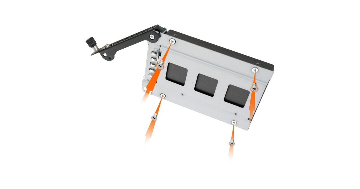 Icy Dock ToughArmor EX MB492SKL-B, Wechselrahmen(schwarz)