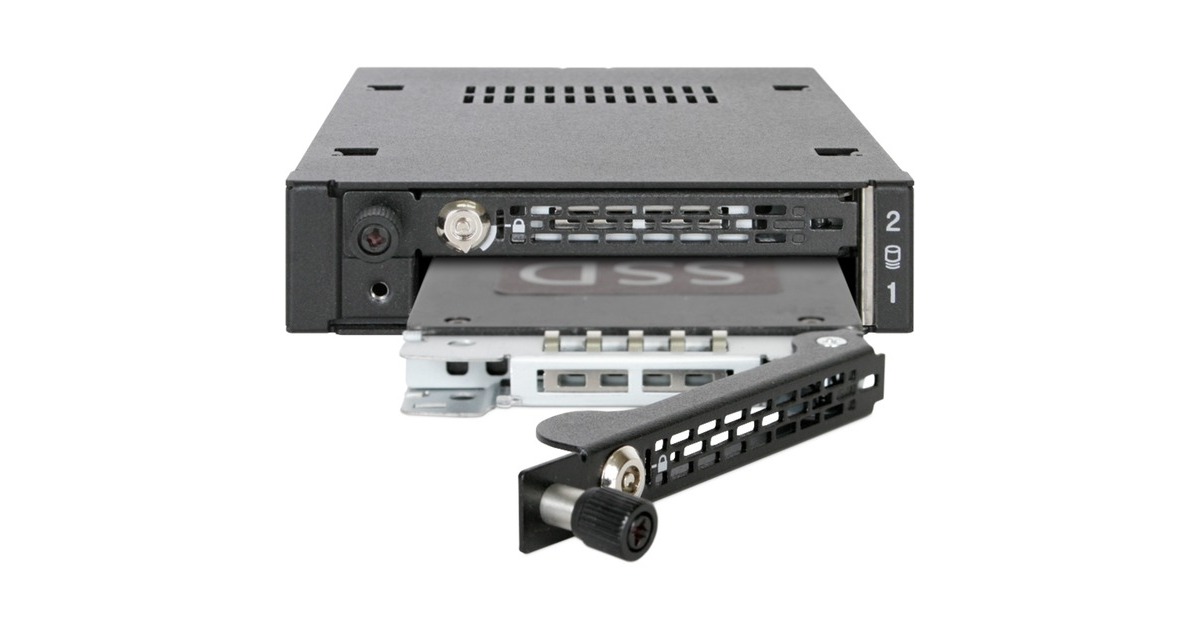 Icy Dock ToughArmor EX MB492SKL-B, Wechselrahmen(schwarz)