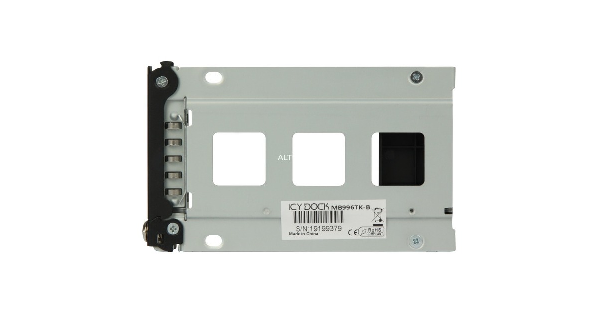 Icy Dock ToughArmor EZ-Slide Micro Tray MB996TK-B, Einbaurahmen(schwarz)