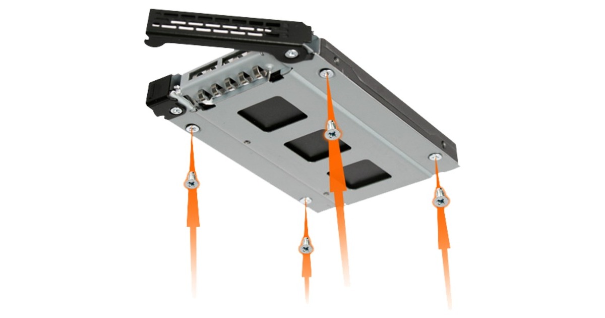 Icy Dock ToughArmor MB411SPO-B, Wechselrahmen(schwarz)