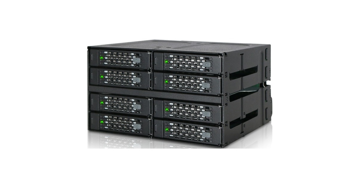 Icy Dock ToughArmor MB508SP-B, Wechselrahmen(schwarz)