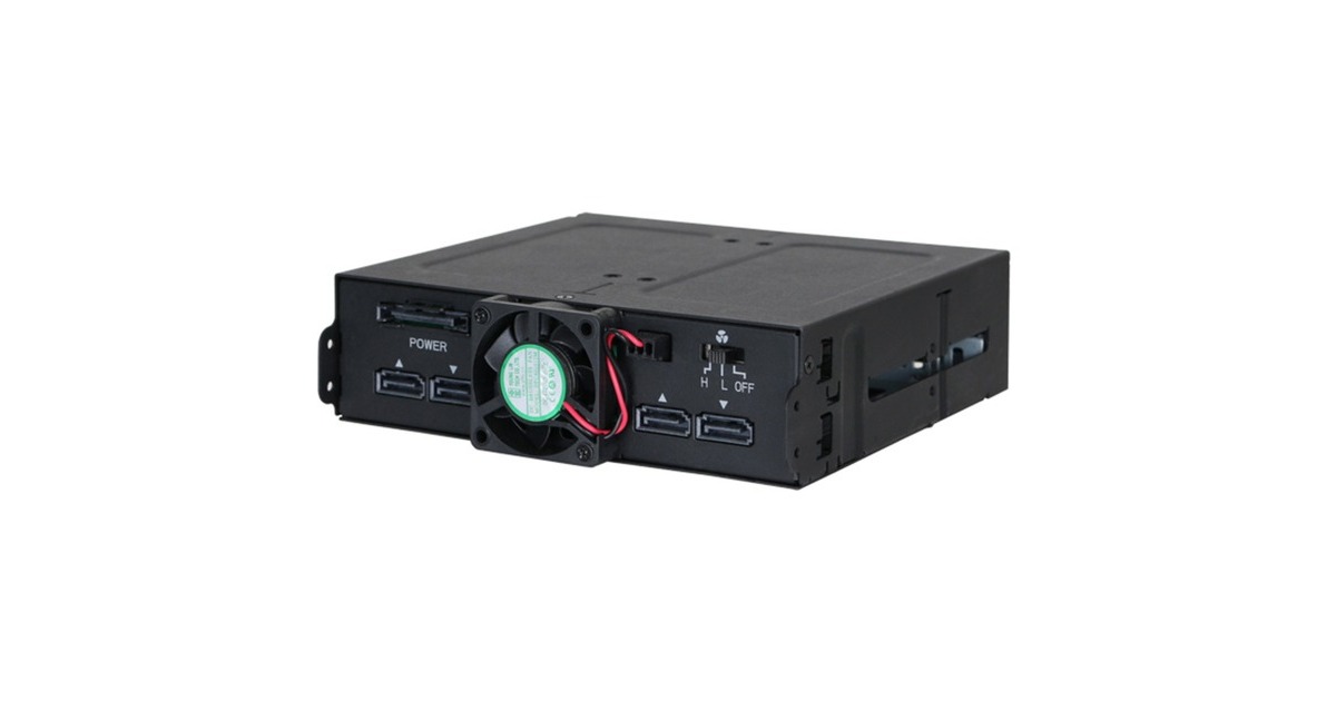 Icy Dock ToughArmor MB607SP-B, Backplane(schwarz)