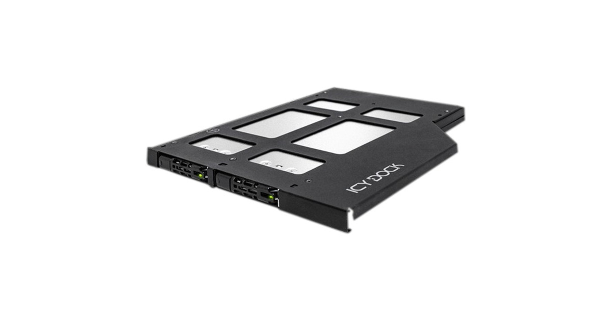 Icy Dock ToughArmor MB852M2PO-B, Wechselrahmen(schwarz)