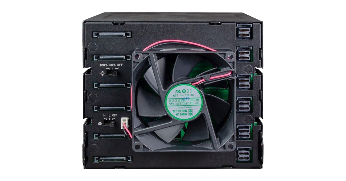 Icy Dock ToughArmor MB924IP-B, Wechselrahmen(schwarz)