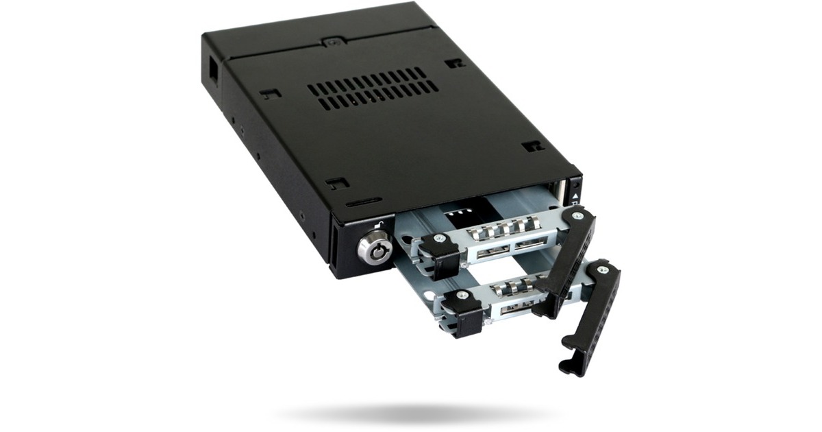 Icy Dock ToughArmor MB992SKR-B, Wechselrahmen(schwarz)