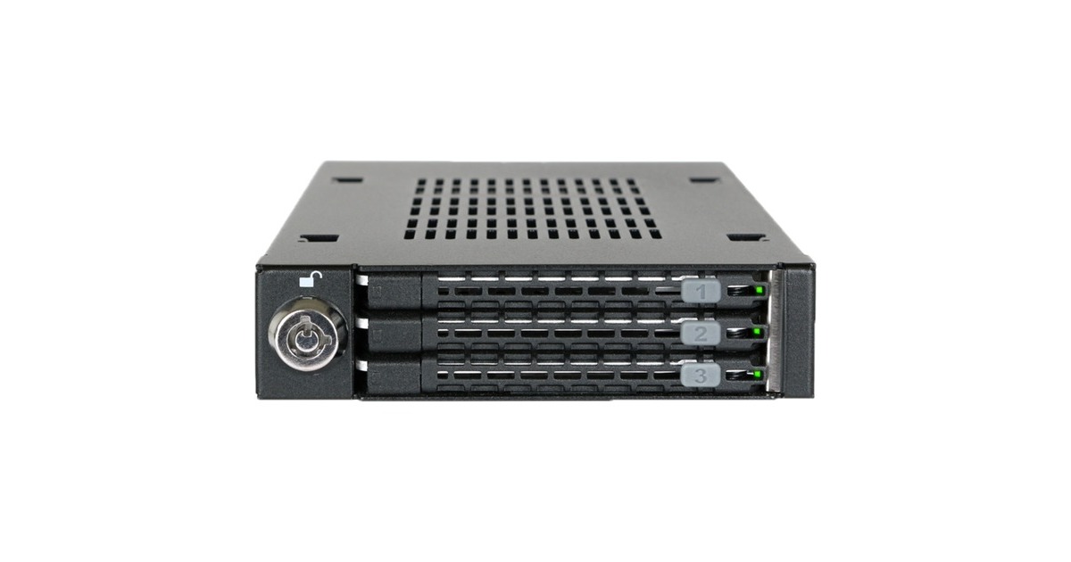 Icy Dock ToughArmor MB993SK-B, Wechselrahmen(schwarz)