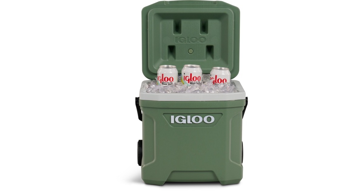 Igloo ECOCOOL Latitude 16 Roller, Kühlbox(grün/weiß)