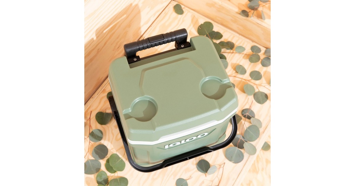 Igloo ECOCOOL Latitude 16 Roller, Kühlbox(grün/weiß)
