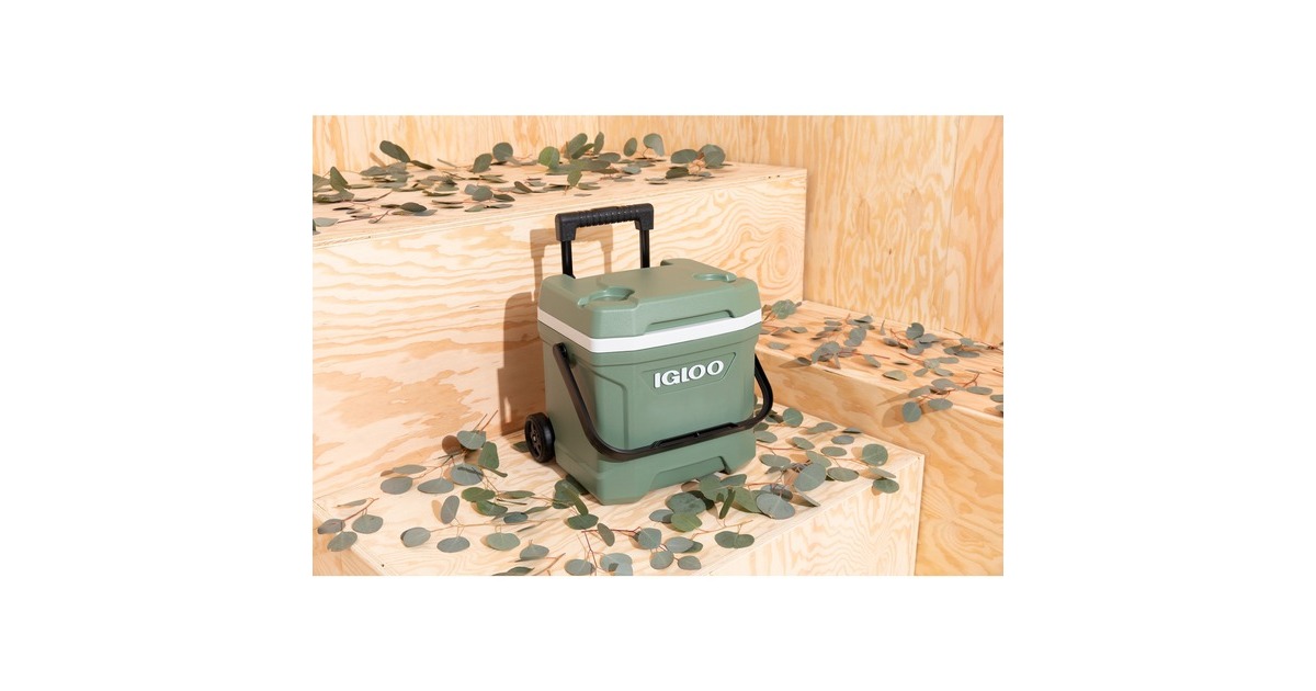 Igloo ECOCOOL Latitude 16 Roller, Kühlbox(grün/weiß)