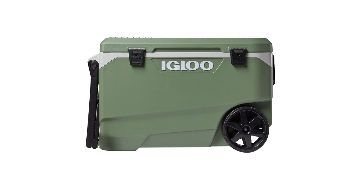 Igloo ECOCOOL Latitude 90 Roller, Kühlbox(grün/weiß)