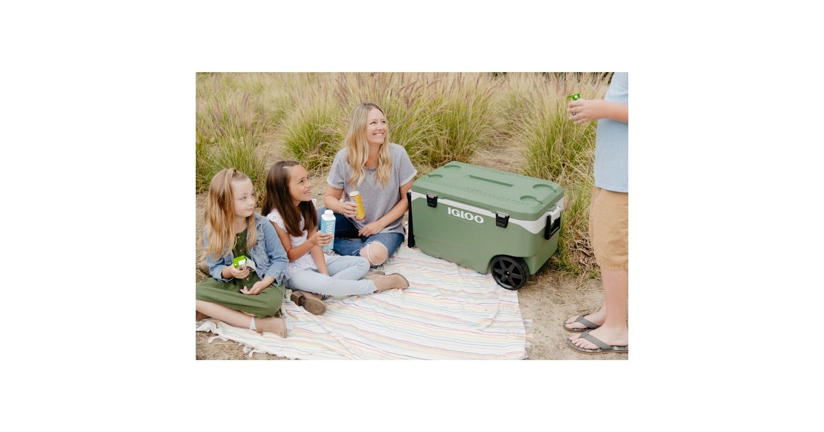 Igloo ECOCOOL Latitude 90 Roller, Kühlbox(grün/weiß)