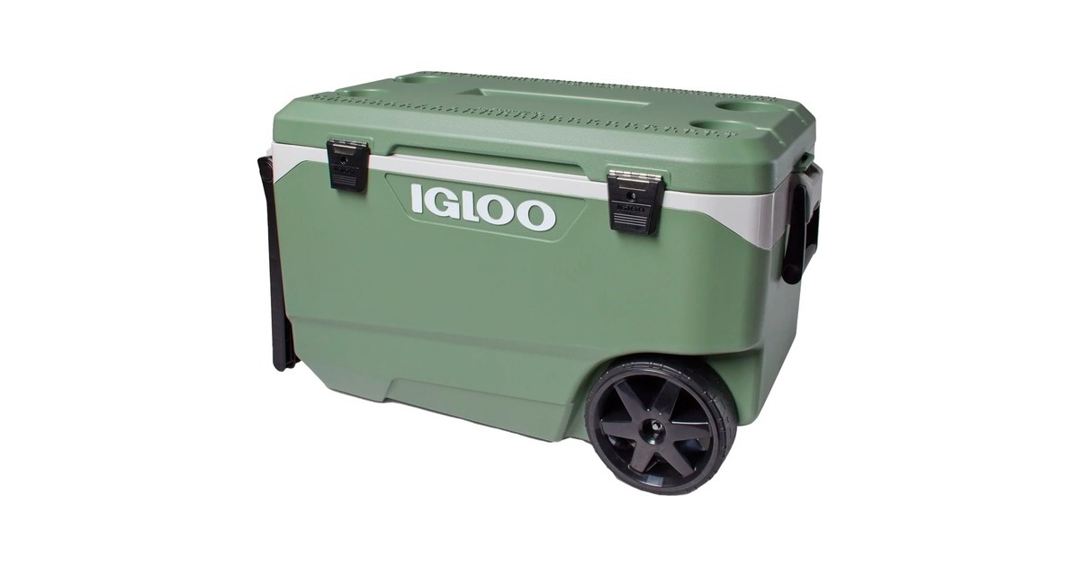 Igloo ECOCOOL Latitude 90 Roller, Kühlbox(grün/weiß)