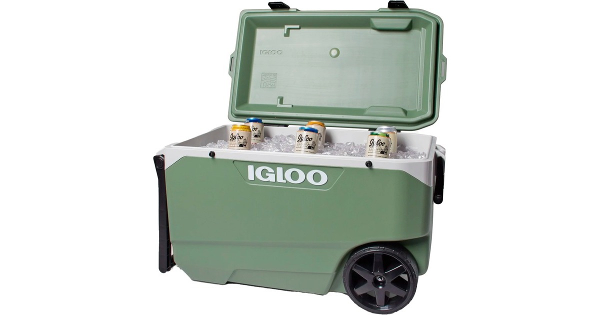 Igloo ECOCOOL Latitude 90 Roller, Kühlbox(grün/weiß)