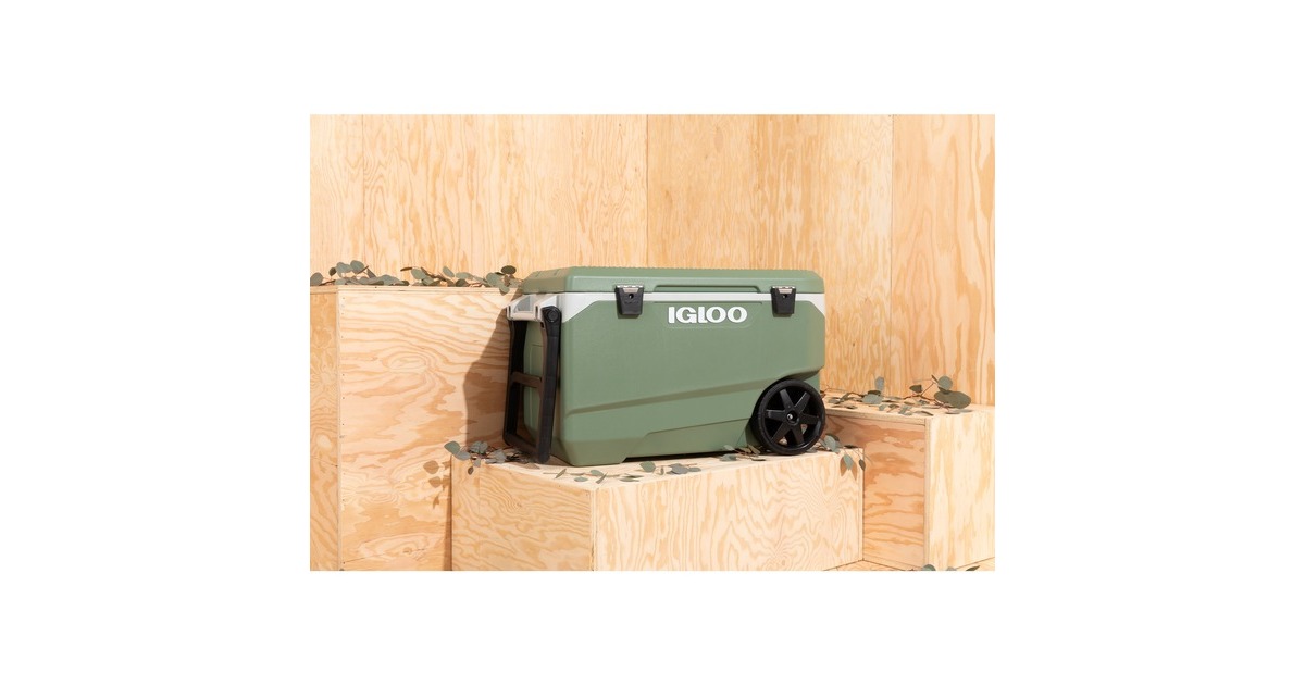 Igloo ECOCOOL Latitude 90 Roller, Kühlbox(grün/weiß)