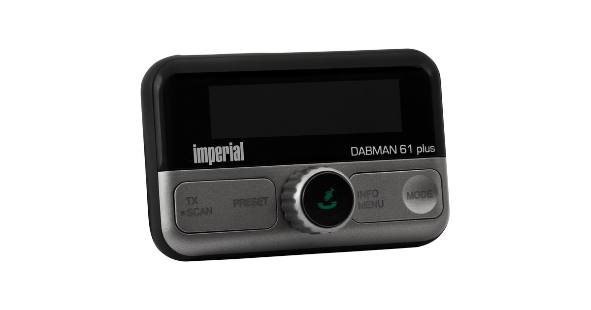 Imperial DABMAN 61 plus, Transmitter(schwarz, DAB+)
