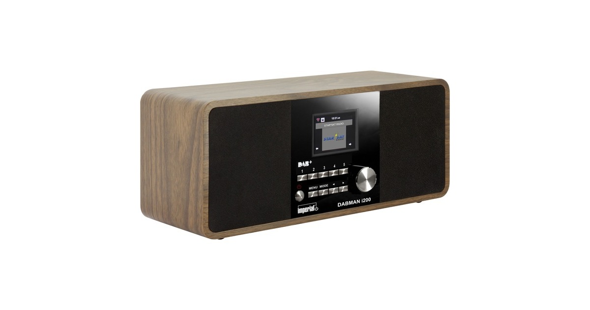 Imperial DABMAN i200, Radio(braun, DAB+, UKW, RDS, DLNA, WLAN, Outlet)