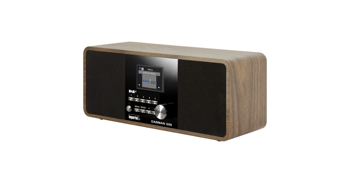 Imperial DABMAN i200, Radio(braun, DAB+, UKW, RDS, DLNA, WLAN, Outlet) Imperial DABMAN i200, Radio(braun, DAB+, UKW, RDS, DLNA, WLAN, Outlet)