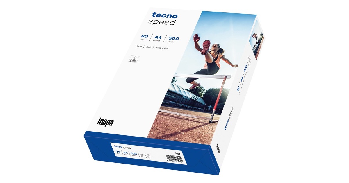 Inapa Tecno Speed 80g 210x297 R, Papier(DIN A4 (500 Blatt), 80 g/m²)