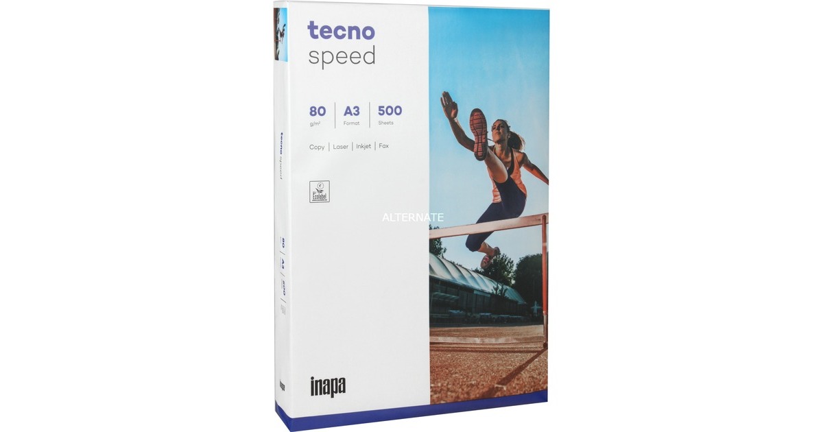 Inapa Tecno Speed 80g 420x297 R, Papier(DIN A3 (500 Blatt), 80 g/m²)