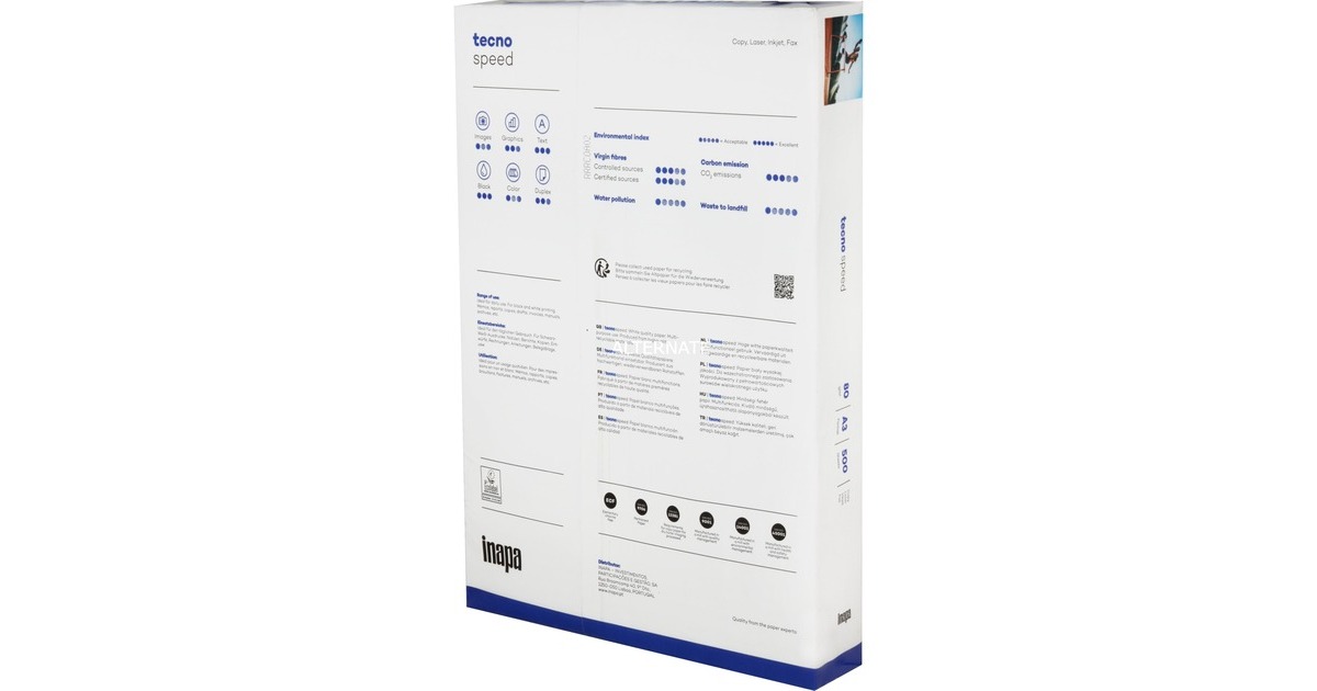 Inapa Tecno Speed 80g 420x297 R, Papier(DIN A3 (500 Blatt), 80 g/m²)