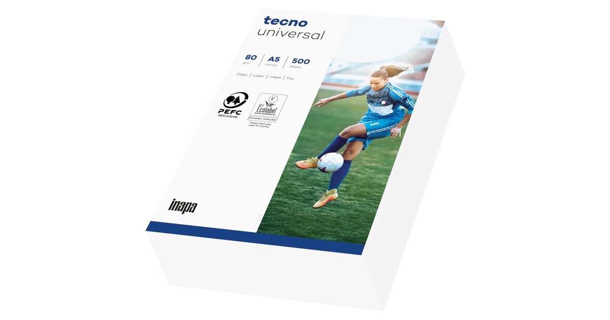 Inapa Tecno Universal 80g 148x210 R, Papier(DIN A5 (500 Blatt), 80 g/m²)