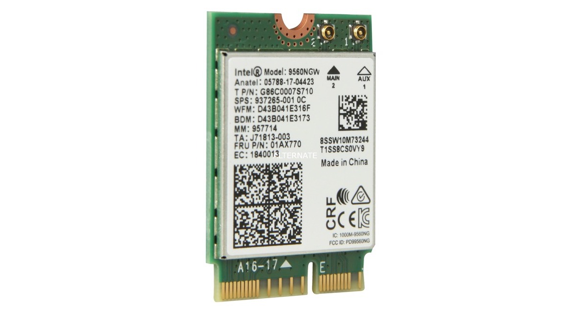 Intel® Dual Band WLAN-AC 9560 M.2 vPro, WLAN-Adapter(Bulk)