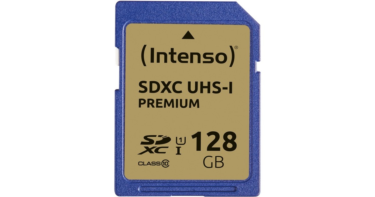 Intenso 128 GB SDXC, Speicherkarte(UHS-I U1, Class 10)