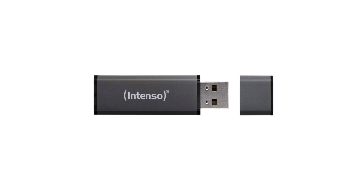 Intenso Alu Line 128 GB, USB-Stick(anthrazit)