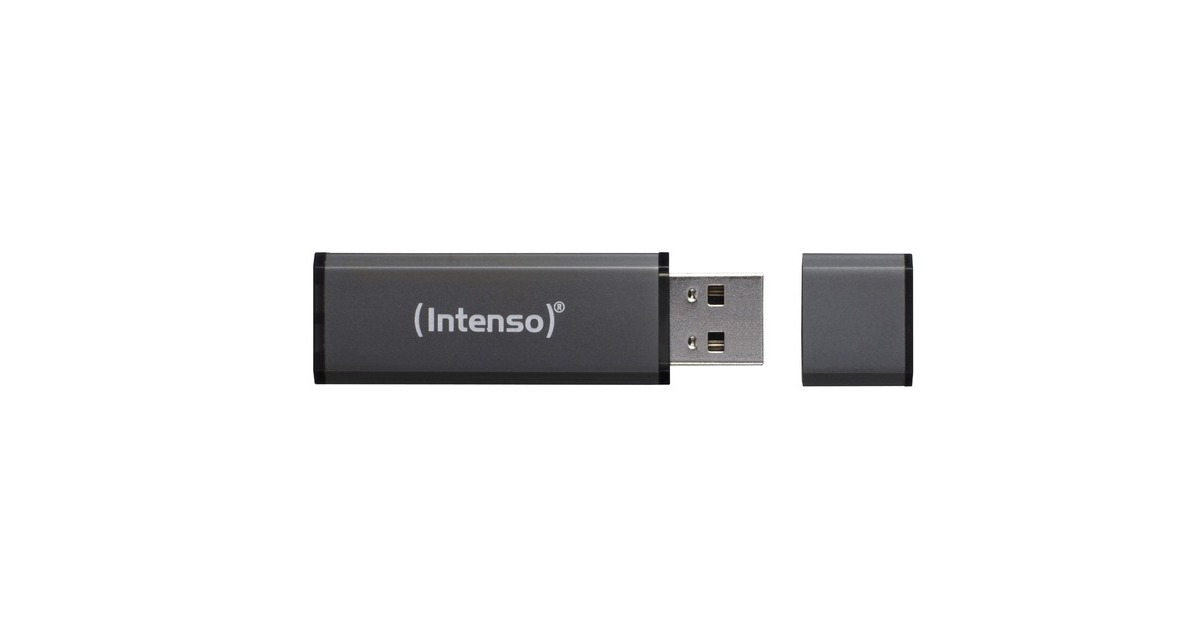 Intenso Alu Line 64 GB, USB-Stick(anthrazit)