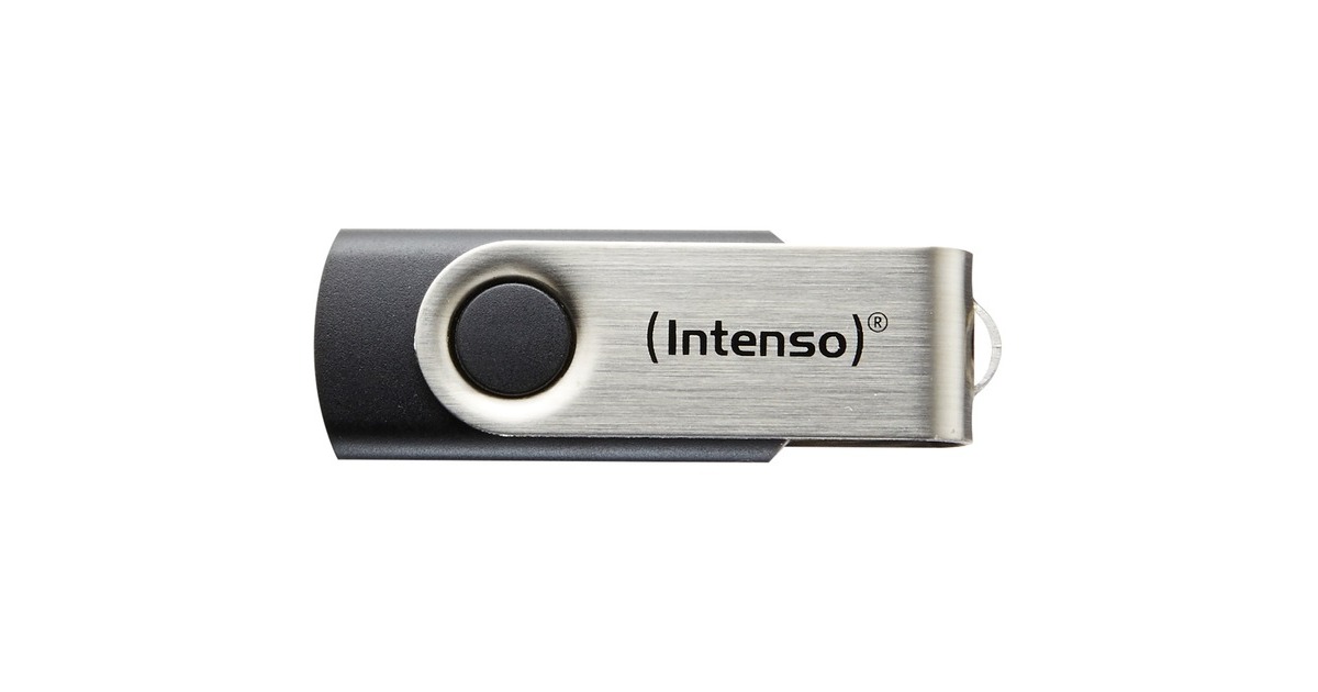 Intenso Basic Line 16 GB, USB-Stick(schwarz/silber)