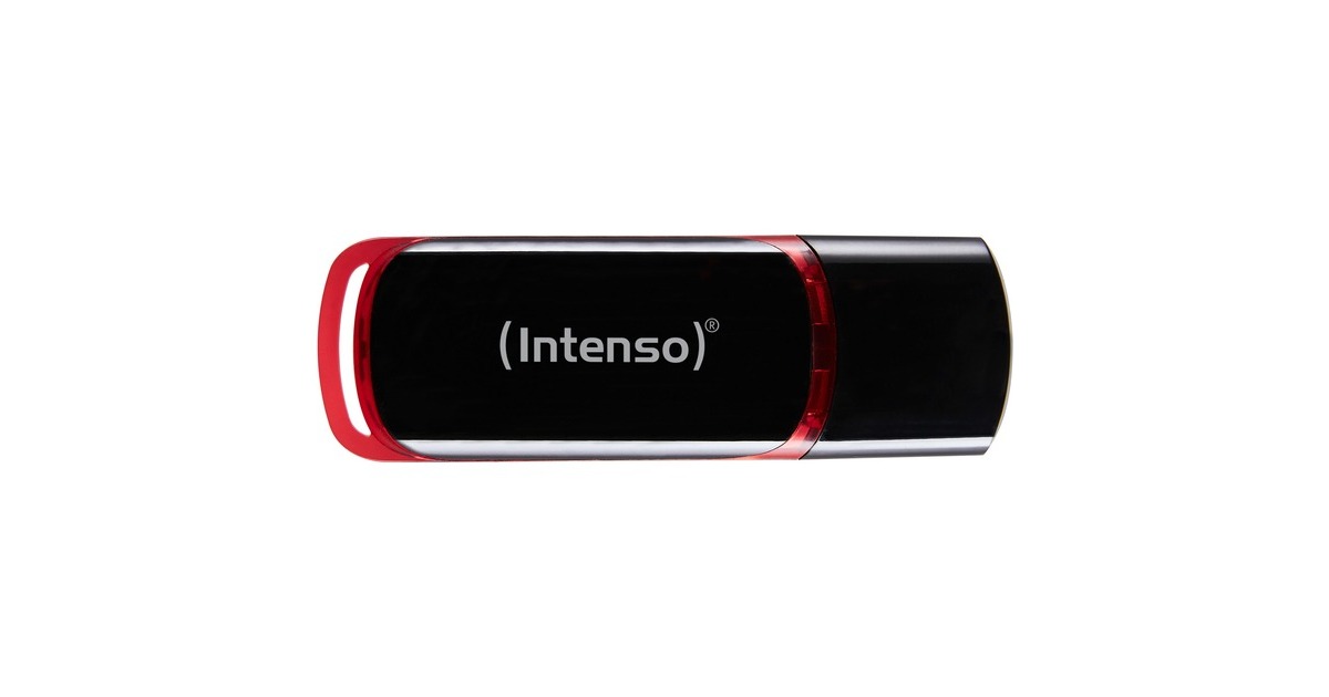 Intenso Business Line 16 GB USB 2.0, USB-Stick(schwarz/rot, 3511470)