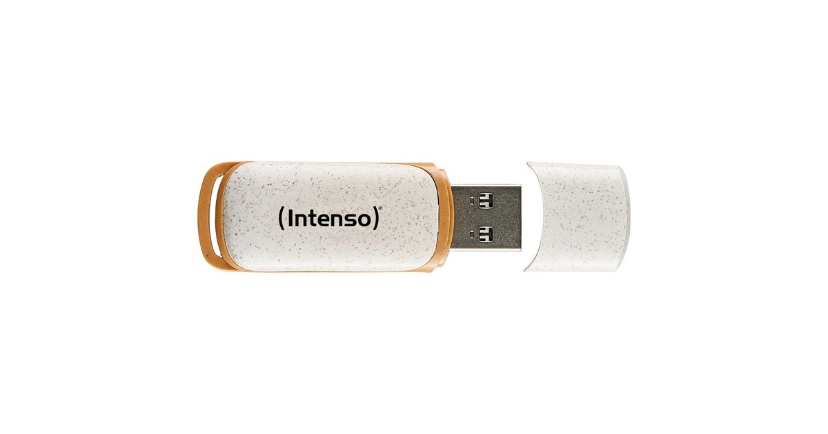 Intenso Green Line 128 GB, USB-Stick(beige/braun, USB-A 3.2 Gen 1)