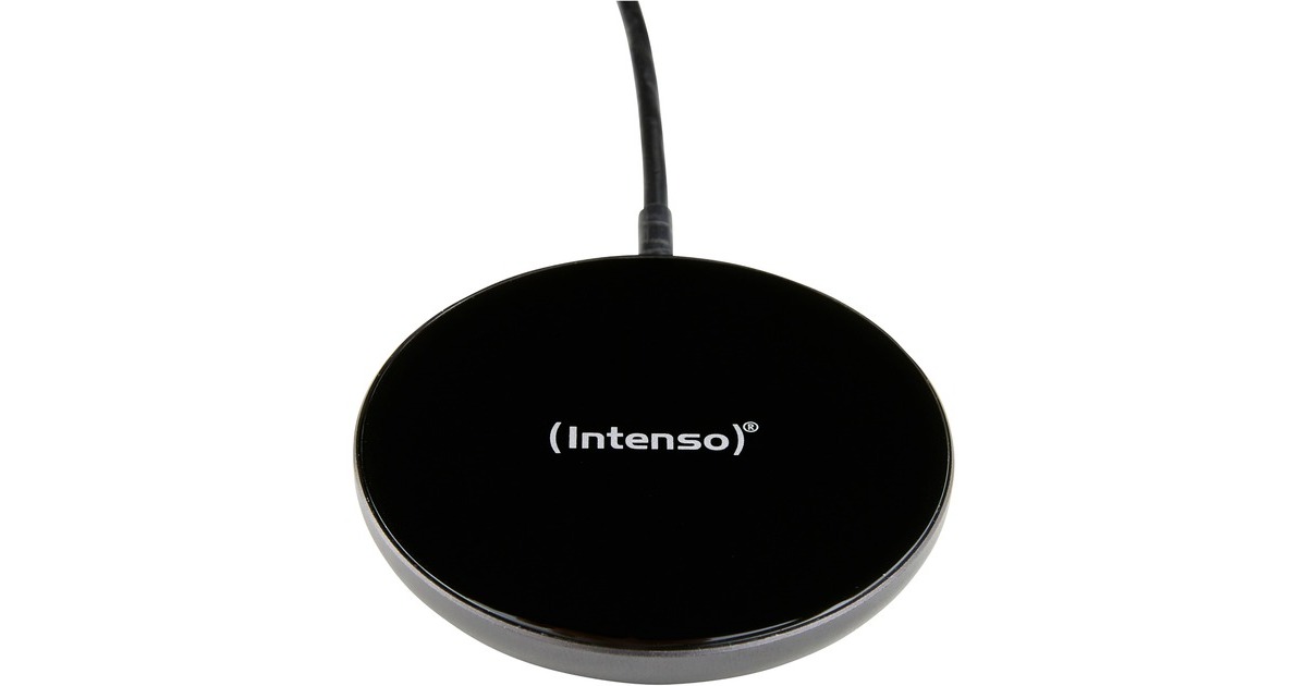 Intenso Magnetic Wireless Charger MB1, Ladestation(schwarz, für iPhones mit MagSafe)