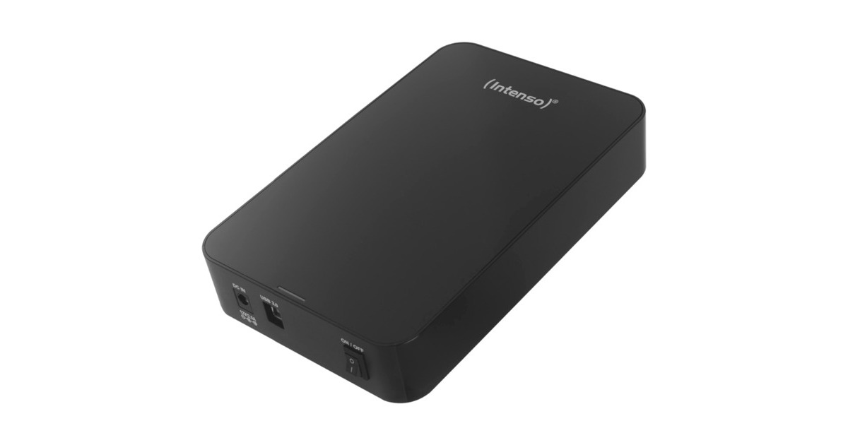 Intenso Memory Center 16 TB, Externe Festplatte(schwarz, USB-B 3.2 Gen 1 (5 Gbit/s))