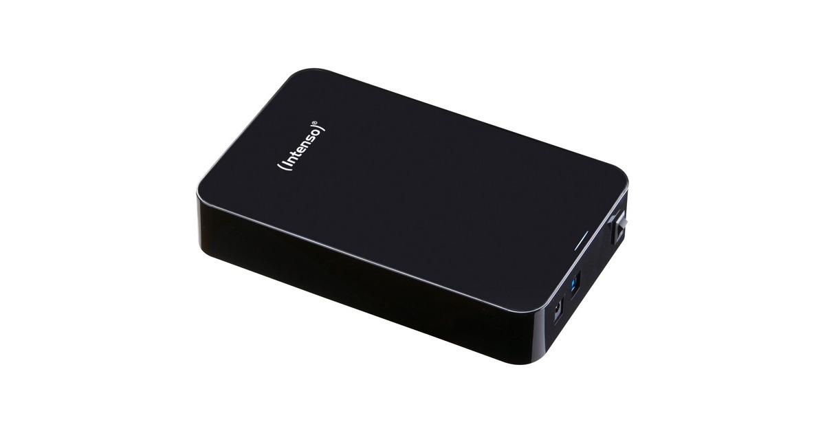 Intenso Memory Center 3,5" USB 3.0 8 TB, Externe Festplatte(schwarz, USB-B 3.2 Gen 1 (5 Gbit/s))