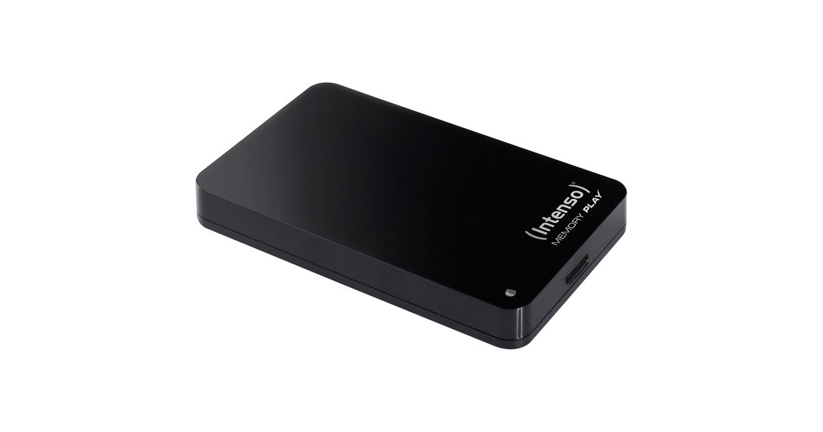 Intenso Memory Play 1 TB, Externe Festplatte(schwarz, USB-A 3.2 Gen 1 (5 Gbit/s))