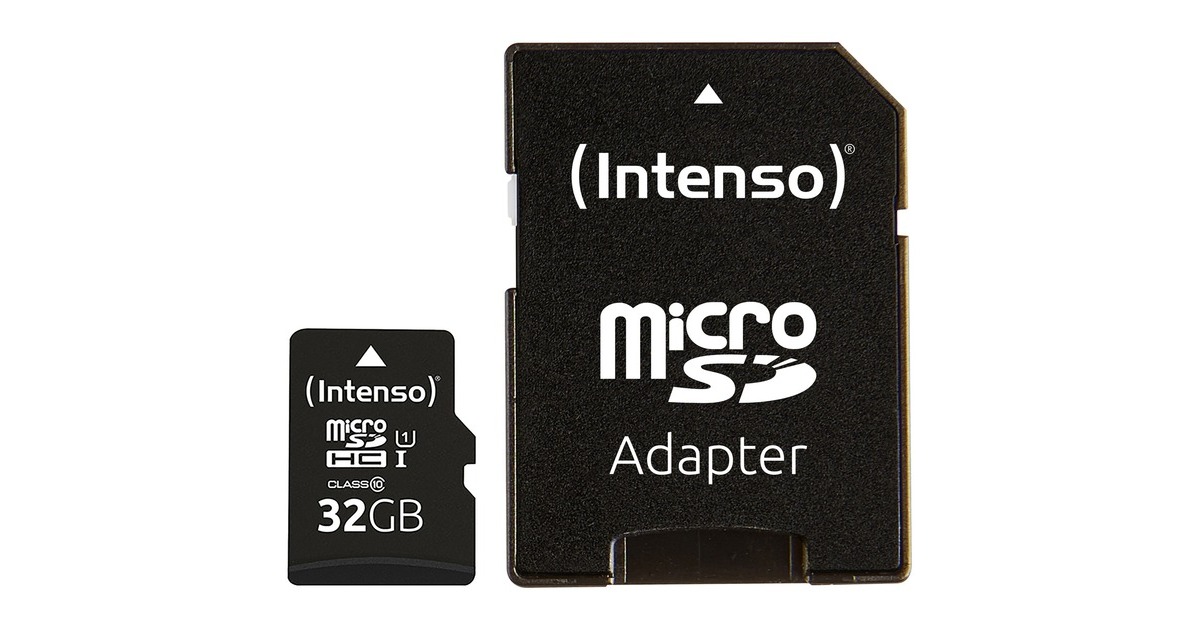 Intenso Premium 32 GB microSDHC, Speicherkarte(UHS-I U1, Class 10)