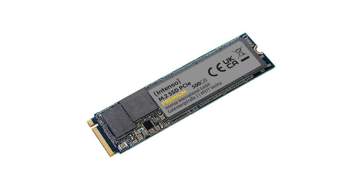 Intenso Premium 500 GB, SSD(PCIe 3.0 x4, NVMe 1.3, M.2 2280)
