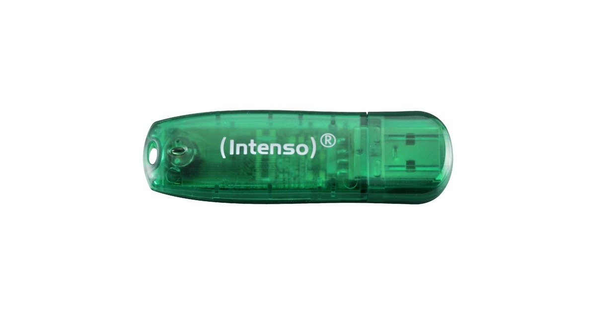 Intenso Rainbow Line 8 GB, USB-Stick(grün)