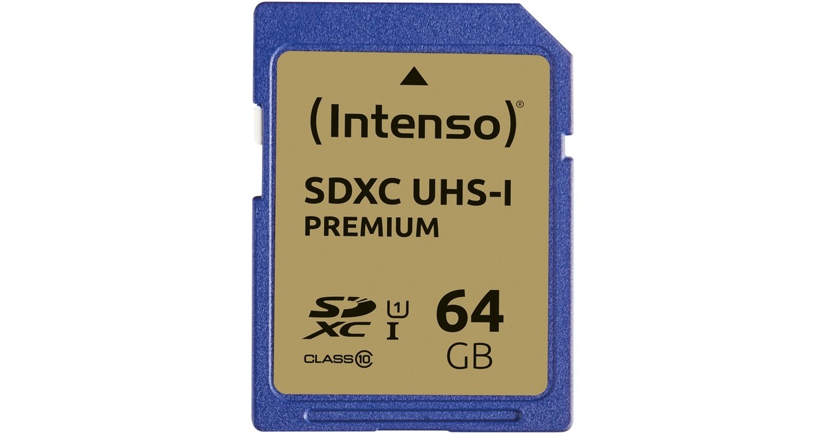 Intenso SDHC UHS-I 64 GB, Speicherkarte(UHS-I U1, Class 10)