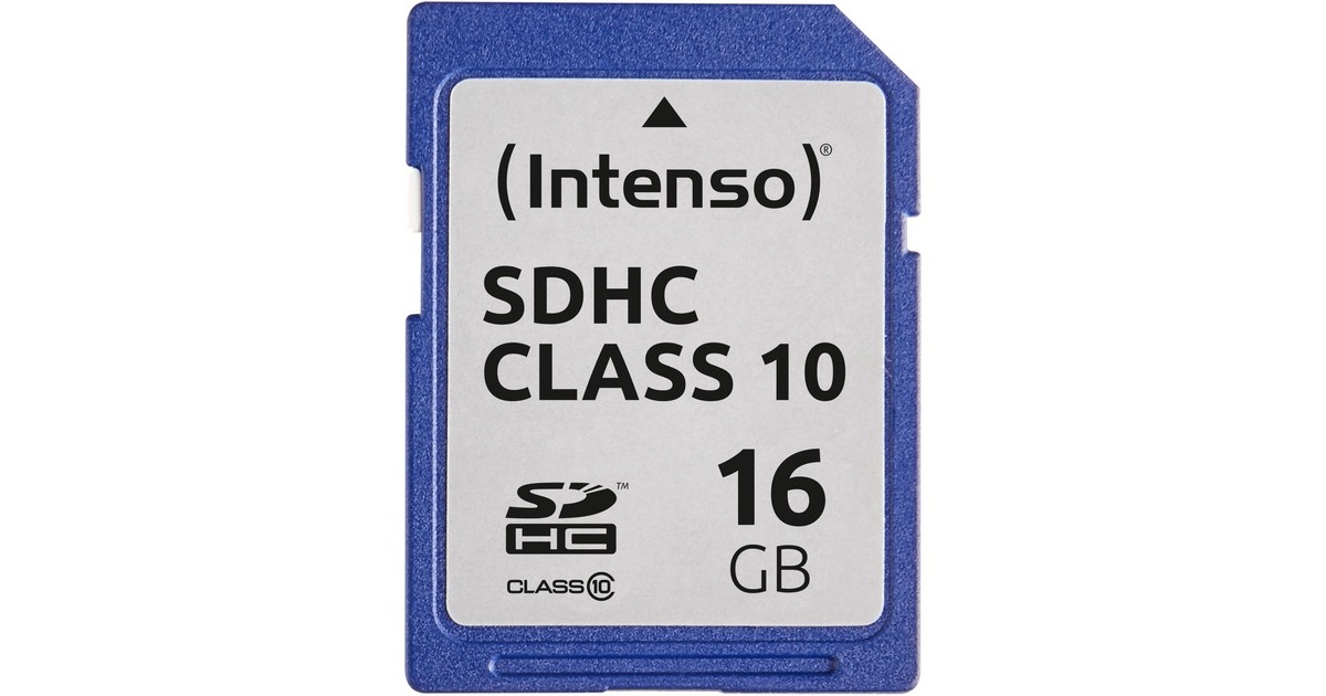 Intenso Secure Digital SDHC Card 16 GB, Speicherkarte(Class 10)