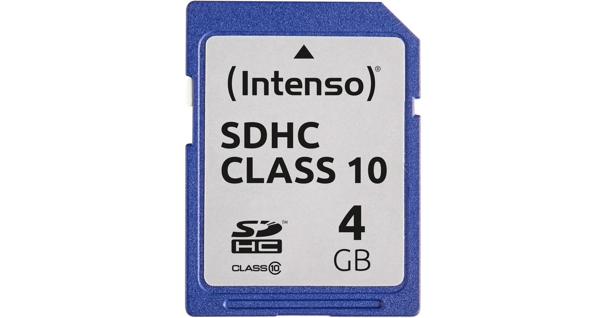Intenso Secure Digital SDHC Card 4 GB, Speicherkarte(Class 10)
