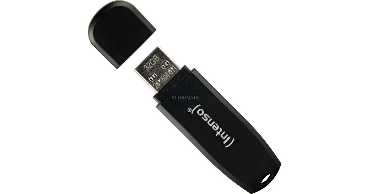 Intenso Speed Line 32 GB, USB-Stick(schwarz, USB-A 3.2 Gen 1)
